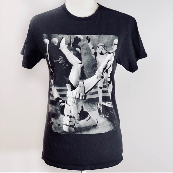 Fifth Sun Tops - Star Wars Fifth Sun Breakdancing Stormtroopers Tee